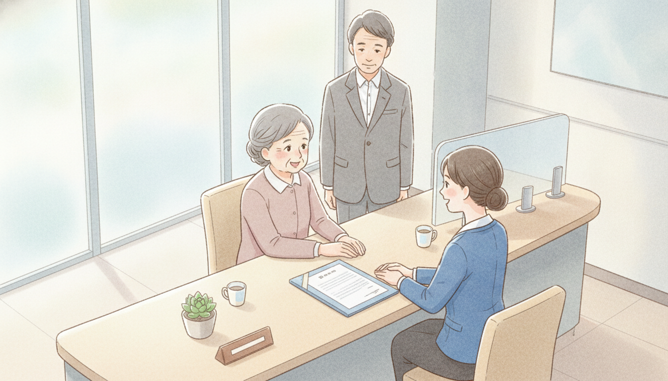 成年後見人は銀行に届出を